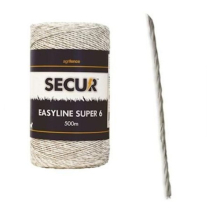 EASYLINE SUPER 6 x 500m POLYWIRE WHITE