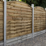 Image for Arched Horizontal Fence Panels