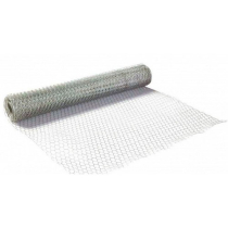 600x13x23g 10m ROLL GALVANISED HEX WIRE NETTING