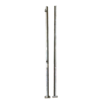 STEEL ANGLE CORNER POST FOR1.8 FENCE C/W 2 STRUTS & FITTINGS