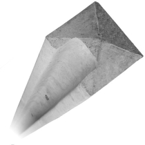 6'(1.83m) CONCRETE SLOTTED END POST
