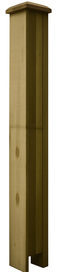 POST EXTENDER INTERMEDIATE GREEN TREATED 600MM 2'
