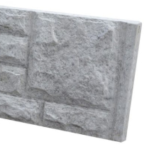 12" HIGH CONCRETE GRAVEL BOARD ROCKFACE 6'long (1830x300mm)
