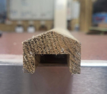 3.6x35x45 GROOVED CAPPING GREEN TREATED (12'x1?"x1¾")