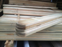 1.8mx90mmx16mm PALE ROUND TOP GREEN TREATED *