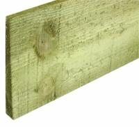 3.6x125x22mm FEATHEREDGE BOARD GREEN TREATED(12'x5"x1")
