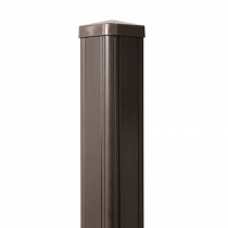 NS LUPVC POST 8'CHESTNUT BROWN COMPOSITE WITH METAL INSERT