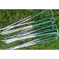 GREEN U-PINS PACK OF 10 (FOR ARTIFICIAL GRASS)
