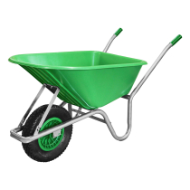 110L GEN PURPOSE POLYPROPYLENE WHEELBARROW (GREEN)