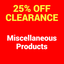 Clearance Miscellaneous Products