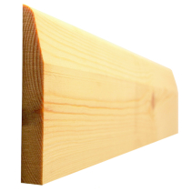 5.4x25x175NOM(21x170FIN) CHAMFERED SKIRTING 5THS RED