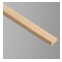 PINE D MOULDING 25x6mm 2.4m COVER MOULD UNTREATED TM596*