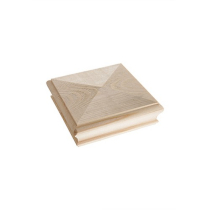 Pine Pyramid Newel Cap 125x125x47 UNTREATED BFNCP *