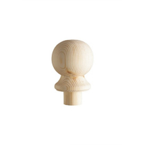 Pine Ball Newel Cap UNTREATED BCMC2P *