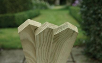 1.2x70x19mm PALE POINTED PAR GRN TREATED (4'x2.3/4"x3/4")*