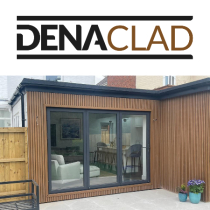 DenaClad Slatted Woodgrain Cladding