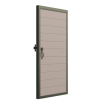 NS DURAPOST VISTA GATE KIT OLIVE GREY