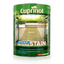 CUPRINOL ANTI-SLIP DECKING STAIN NATURAL 5.0L