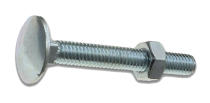 M10x150 CUP SQUARE HEX BOLT BZP BOX/25