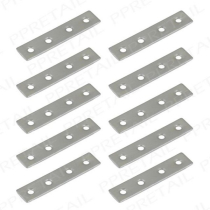 3" MENDING PLATE ZINC PLATED PACK/4 INCL SCREWS