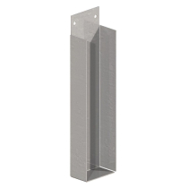 8"x1" GRAVEL/BASE BOARD BRACKET GALVANISED
