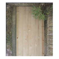 3'H X 33"W T&G FLAT TOP GATE GREEN TREATED ((MTO))