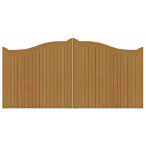 Swept-Top Manor Gates