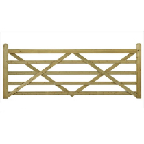 NS 3'7"H X 11'W HIGHGROVE GATE TREATED SOFTWOOD*
