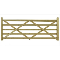 NS 13' SOMERFIELD 5 BAR GATE R/H TREATED SOFTWOOD*