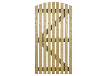 1.80mH x 0.9mW (6') ORCHARD GATE CURVED TOP GRN TRTD SOFTW