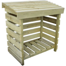 1.2mH x 1.2mW x 0.55mD LOG STORE - GREEN TREATED