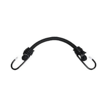 60cm ELASTIC CORD (BUNGEE) GREEN WITH GALVANISED HOOKS